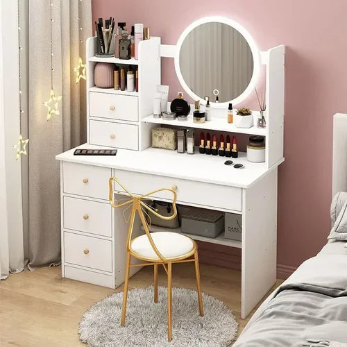 Say Goodbye to Clutter with the Glamora LED Vanity Set