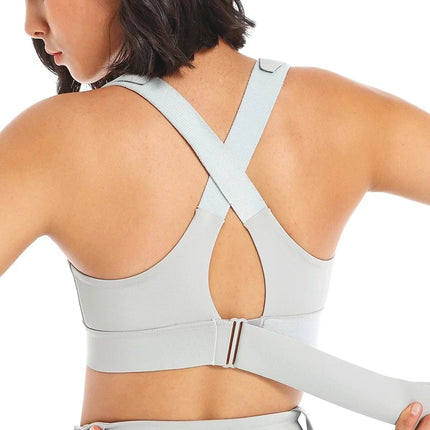 FlexFit Zipper Bra -  Adjustable Sports Bra