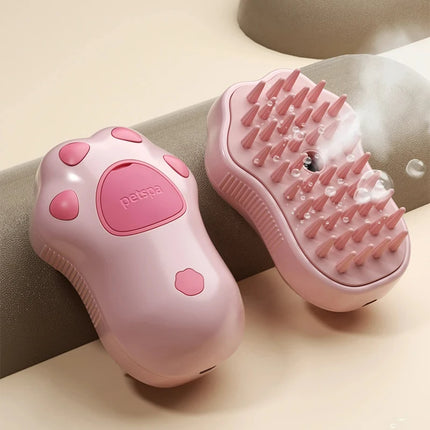 FurryEase 3-in-1 - Steamy Pet Brush