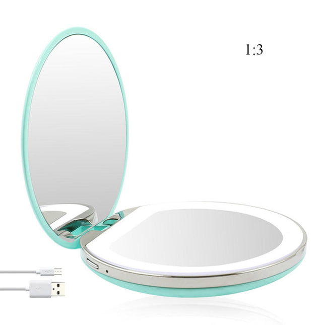 le Go-Mirror : le miroir de maquillage intelligent portable avec design LED